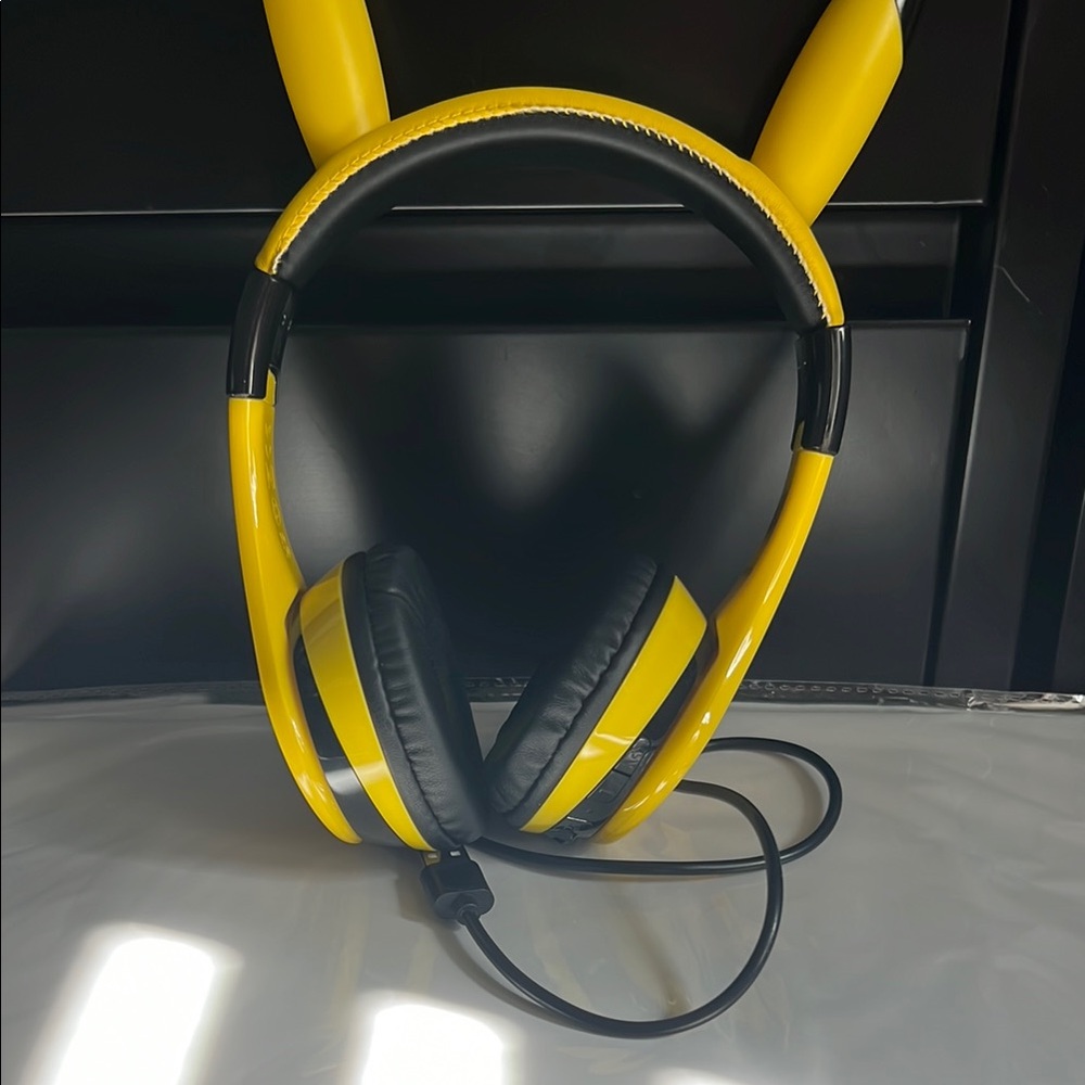 Yellow Over-Ear Headphones